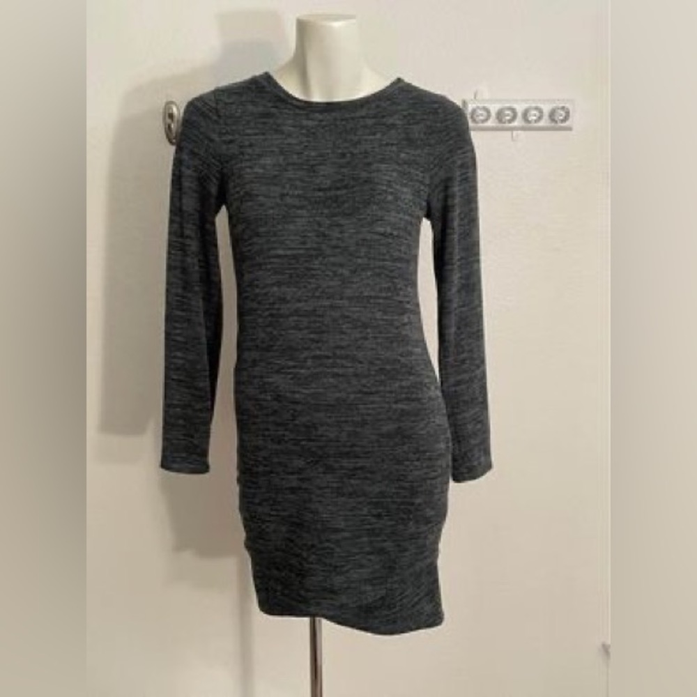 Women’s small gray Spring Haze sweater dress